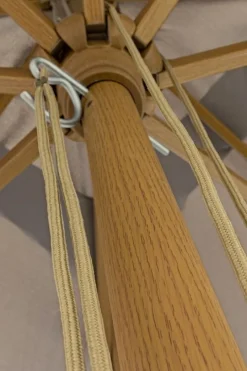 Clearance Bizzotto OMBRELLONE IN ALLUMINIO 3X3 TORTORA - ECLIPSE