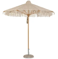 Online Bizzotto OMBRELLONE MACRAME 2.5M NAT