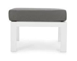 New Bizzotto OTTOMAN IN ALLUMINIO BIANCO JX11 - KLEDI