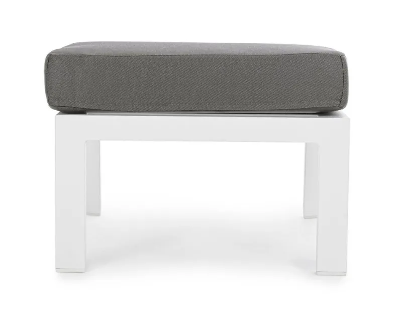New Bizzotto OTTOMAN IN ALLUMINIO BIANCO JX11 - KLEDI