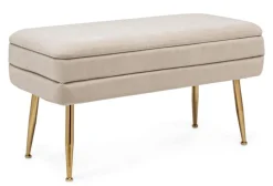Outlet Bizzotto PANCA CONTENITORE BEIGE - PAVLINA
