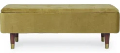 Best Bizzotto PANCA CONTENITORE IN VELLUTO OLIVE - KIRA
