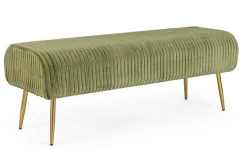 Outlet Bizzotto PANCA IN VELLUTO OLIVE - SELENA