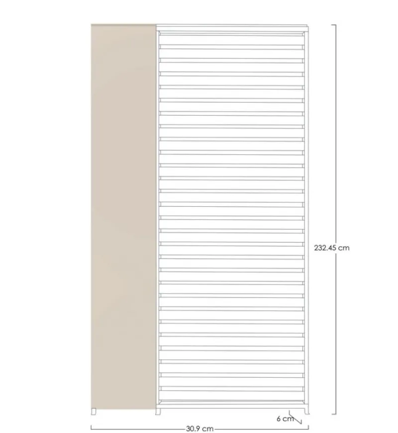 Best Bizzotto PANNELLO VERTICALE PERGOLA OCEAN SETA