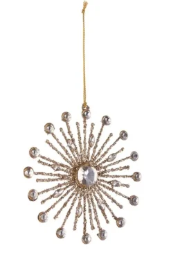 Bizzotto PENDAGLIO BEAD FIOCCO NEVE 16P ORO 15X15