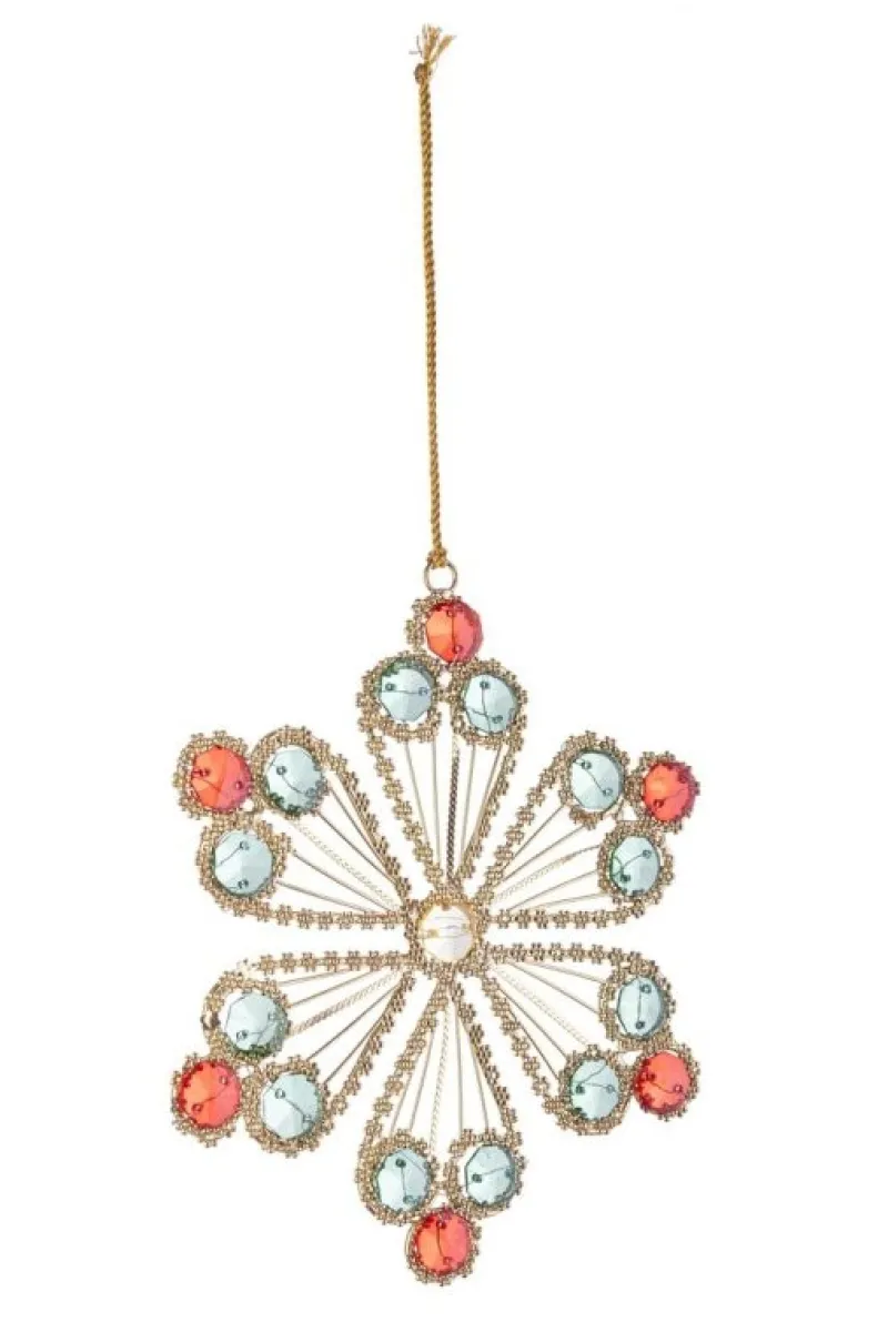 Hot Bizzotto PENDAGLIO BEAD FIOCCO NEVE 6P ROS 15X15