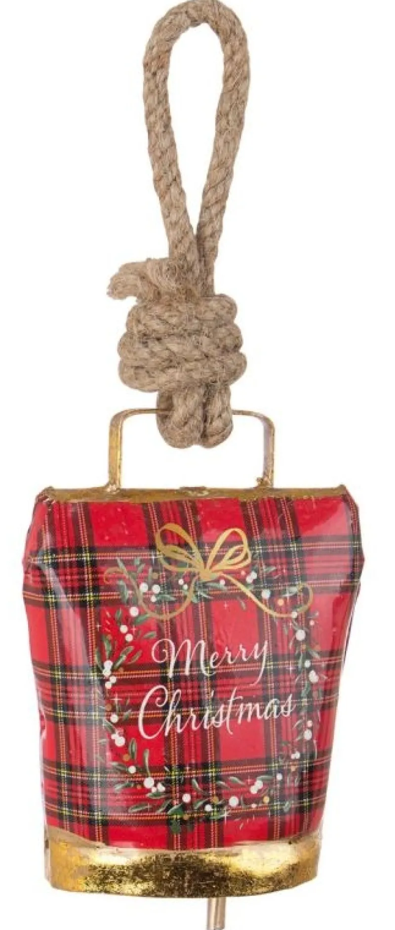 Hot Bizzotto PENDAGLIO WENDI CAMPANA TARTAN MERRYXMAS