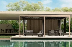 Hot Bizzotto PERGOLA OCEAN 3.6X6 NATURAL-ANTRACITE