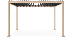 Outlet Bizzotto PERGOLA OCEAN 3X4 NATURAL-ANTRACITE