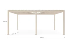 Best Bizzotto PERGOLA OCEAN 3.6X6 SETA