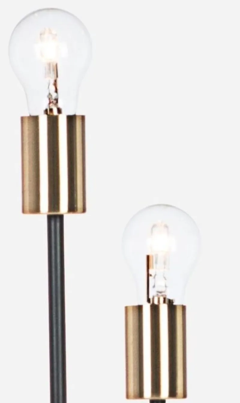 Best Bizzotto PIANTANA FIACCOLA 5LUCI NERO H155