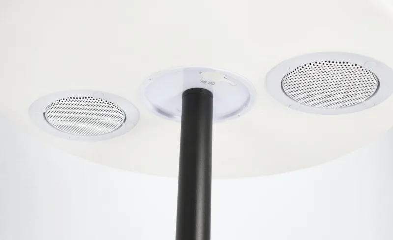 Hot Bizzotto PIANTANA SOLAR LED SPEAKER PE NERO H150