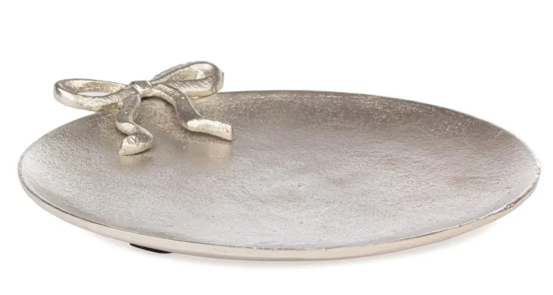 Clearance Bizzotto PIATTO DECOR ALEXIS ARGENTO D22