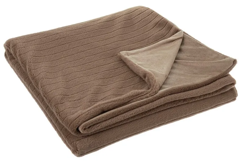 Clearance Bizzotto PLAID ESSENTIAL MARRONE 180X150