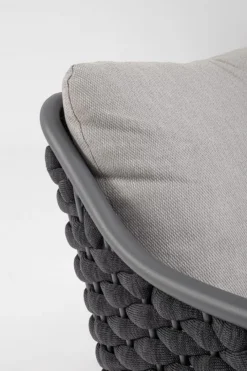 Outlet Bizzotto POLTRONA ANTRACITE QS22/GRAPHITE - EVERLY