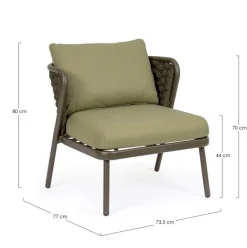 Clearance Bizzotto POLTRONA OLIV QS24 - HARLOW