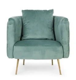 Online Bizzotto POLTRONA BLU TURCHESE - TENBURY