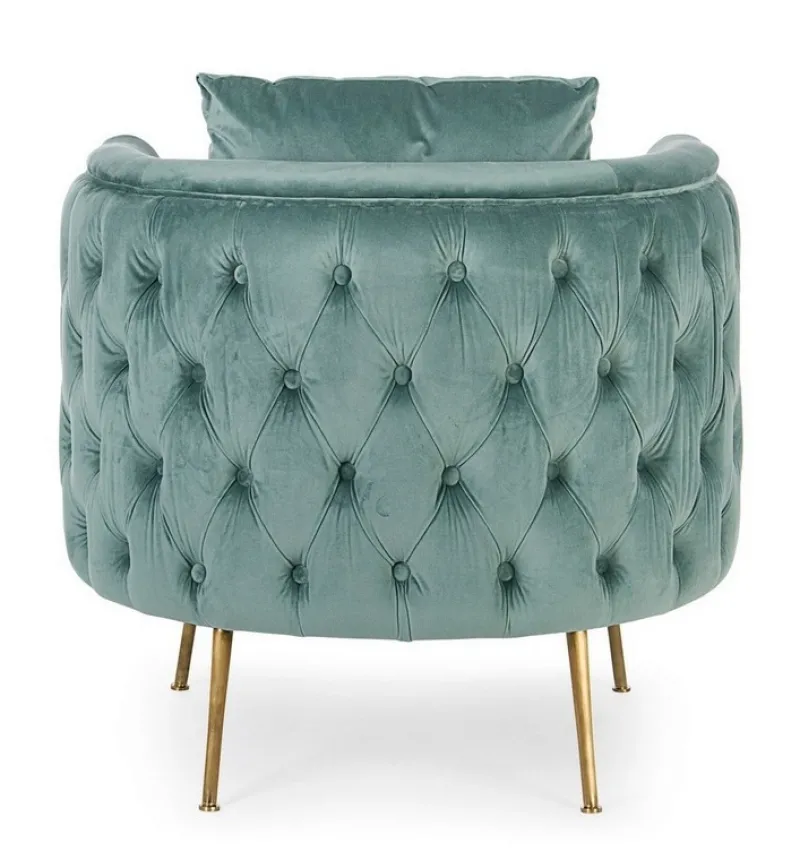 Online Bizzotto POLTRONA BLU TURCHESE - TENBURY