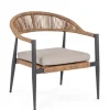 Bizzotto POLTRONA C-BR C-C JANDIA ANTRAC/NATURAL