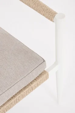 Outlet Bizzotto POLTRONA C-BR C-C JANDIA BIANCO/BEIGE