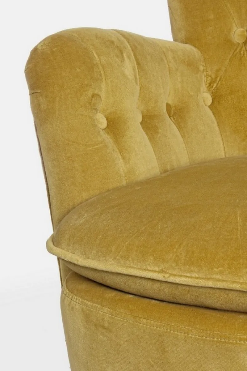 Discount Bizzotto POLTRONA COLOR SENAPE - ORLINS