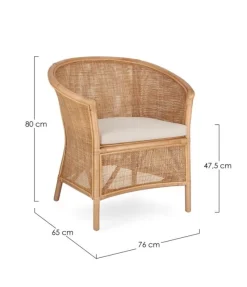 Best Bizzotto POLTRONA CON CUSCINO - ADELFA