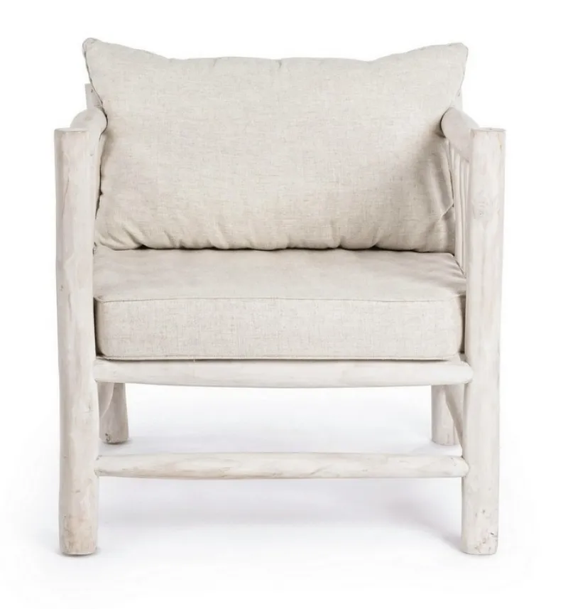 Bizzotto POLTRONA CON CUSCINO IN TEAK - SAHEL