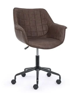 Clearance Bizzotto POLTRONA DA UFFICIO MARRONE - JOSHUA