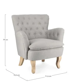 New Bizzotto POLTRONA EFFETTO BOUCLE' CLOUD - ORLINS