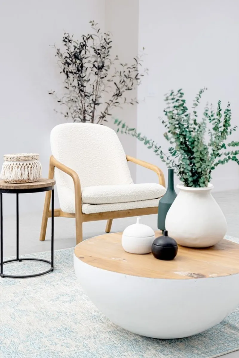 Online Bizzotto POLTRONA EFFETTO BOUCLE' PURE - ELAIDE