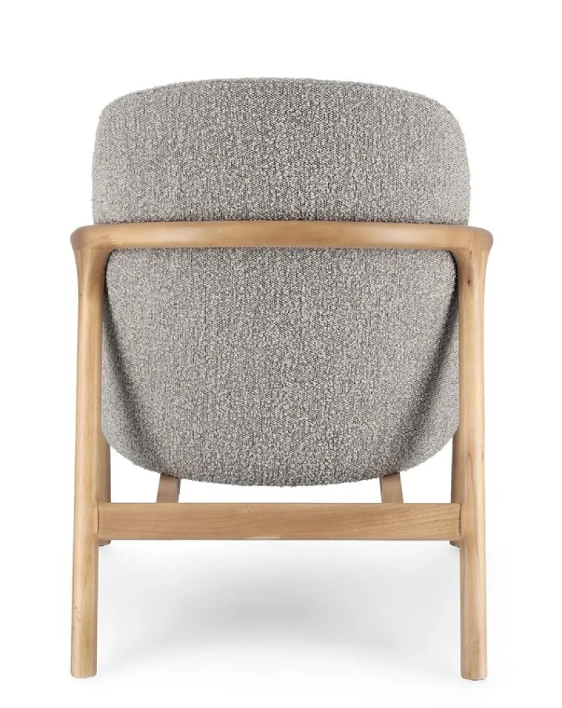 Bizzotto POLTRONA EFFETTO BOUCLE' STONE - ELAIDE