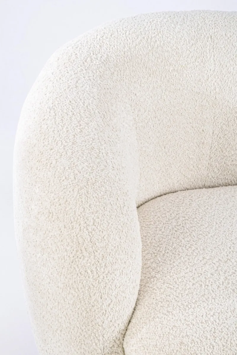 Hot Bizzotto POLTRONA EFFETTO BOUCLE' NATURALE - TECLA