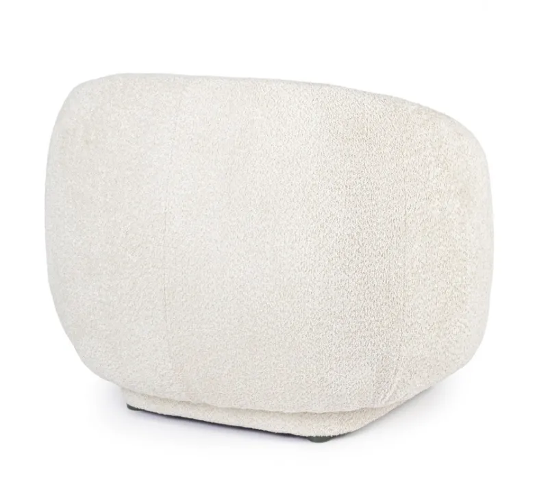 Hot Bizzotto POLTRONA EFFETTO BOUCLE' NATURALE - TECLA