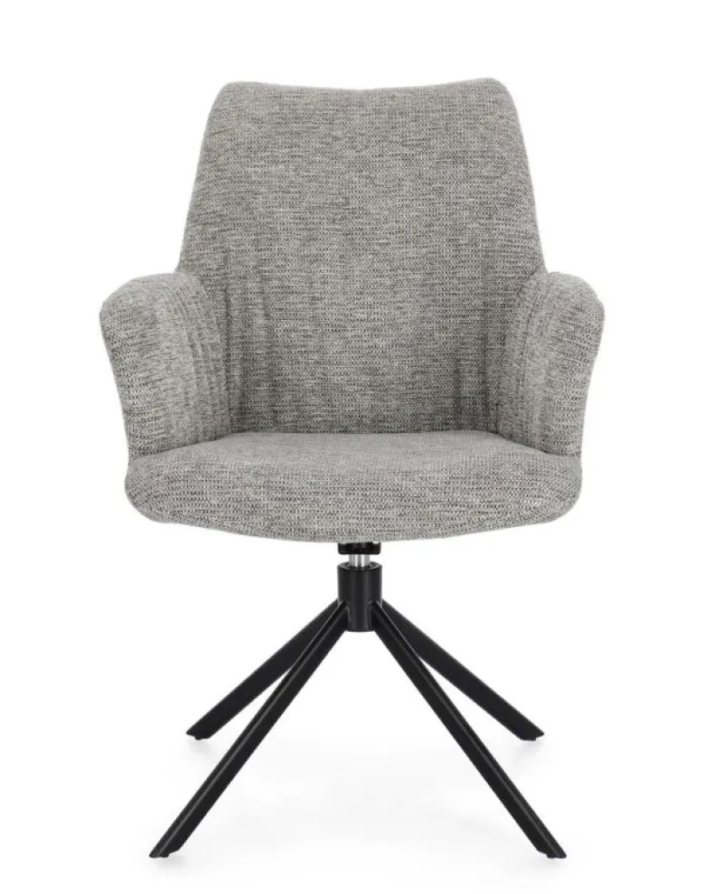 Sale Bizzotto POLTRONA GIREVOLE ALEXANDER GRI CENERE