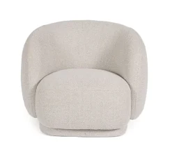 Sale Bizzotto POLTRONA GIREVOLE BRITTANY NATURALE