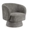 Hot Bizzotto POLTRONA GIREVOLE JULIENNE GRIGIO SCURO