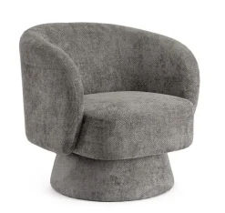 Hot Bizzotto POLTRONA GIREVOLE JULIENNE GRIGIO SCURO