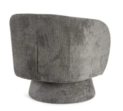 Hot Bizzotto POLTRONA GIREVOLE JULIENNE GRIGIO SCURO
