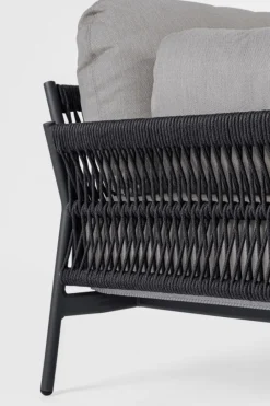 Best Bizzotto POLTRONA IN ALLUMINIO ANTRACITE QS22/GRAPHITE- PARDIS