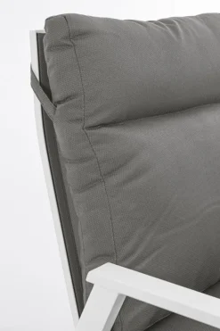 Outlet Bizzotto POLTRONA IN ALLUMINIO BIANCO JX11 - KLEDI