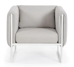 Clearance Bizzotto POLTRONA IN ALLUMINIO SABBIA - PIXEL