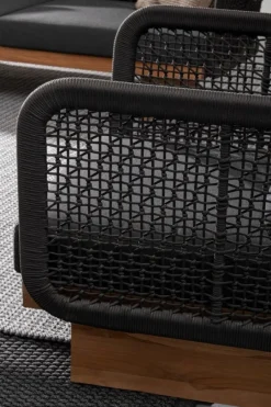 Clearance Bizzotto POLTRONA IN CORDA PER ESTERNO - XYLIA DARK