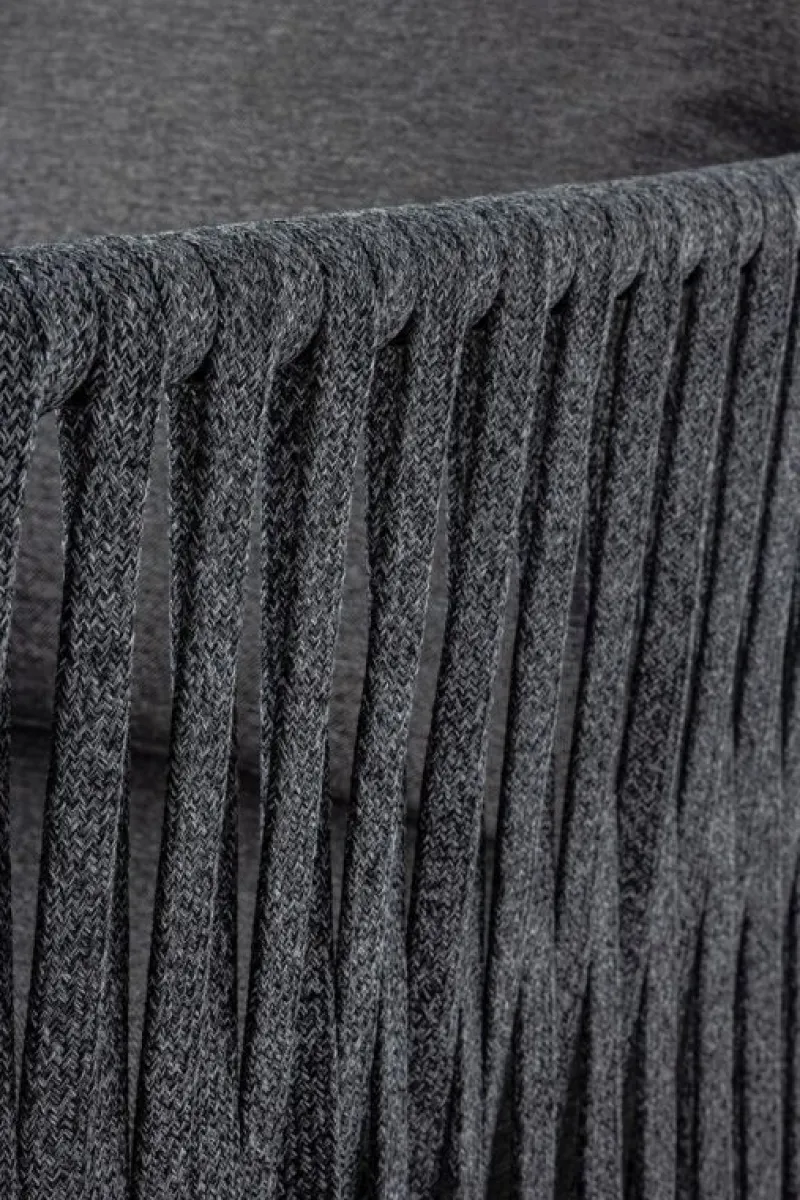 New Bizzotto POLTRONA IN CORDA PER ESTERNO ANTRACITE WG21 - FLORENCIA