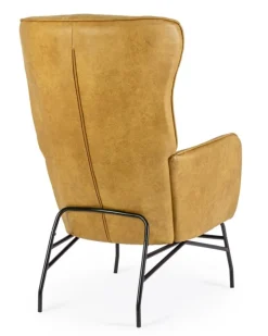 Sale Bizzotto POLTRONA IN ECOPELLE SENAPE - NASIRA