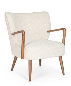 Best Bizzotto POLTRONA IN LEGNO BIANCA - MORITZ