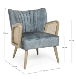 Outlet Bizzotto POLTRONA IN LEGNO COASTAL - VIRNA