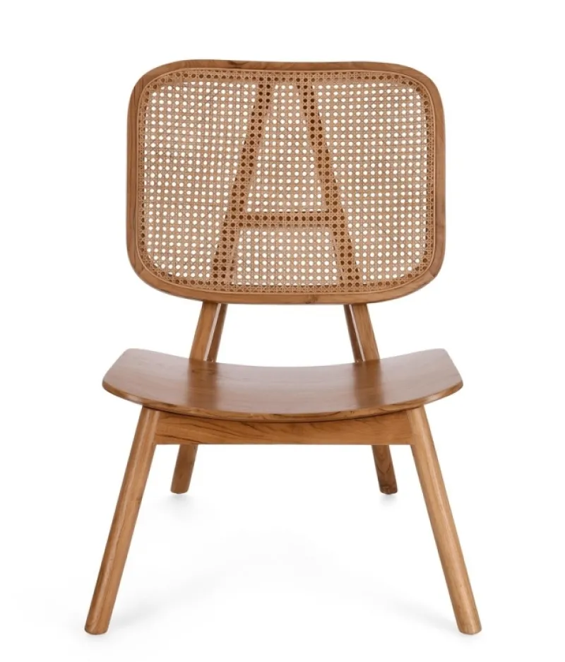 Outlet Bizzotto POLTRONA IN LEGNO NATURALE - YVES