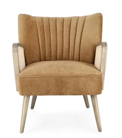 Bizzotto POLTRONA IN LEGNO SENAPE - VIRNA