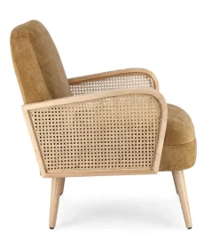 Online Bizzotto POLTRONA IN LEGNO SENAPE - DALIDA