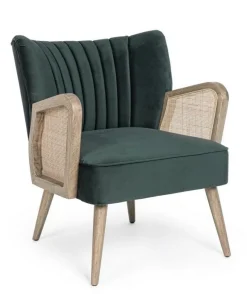 Bizzotto POLTRONA IN LEGNO VERDE - VIRNA